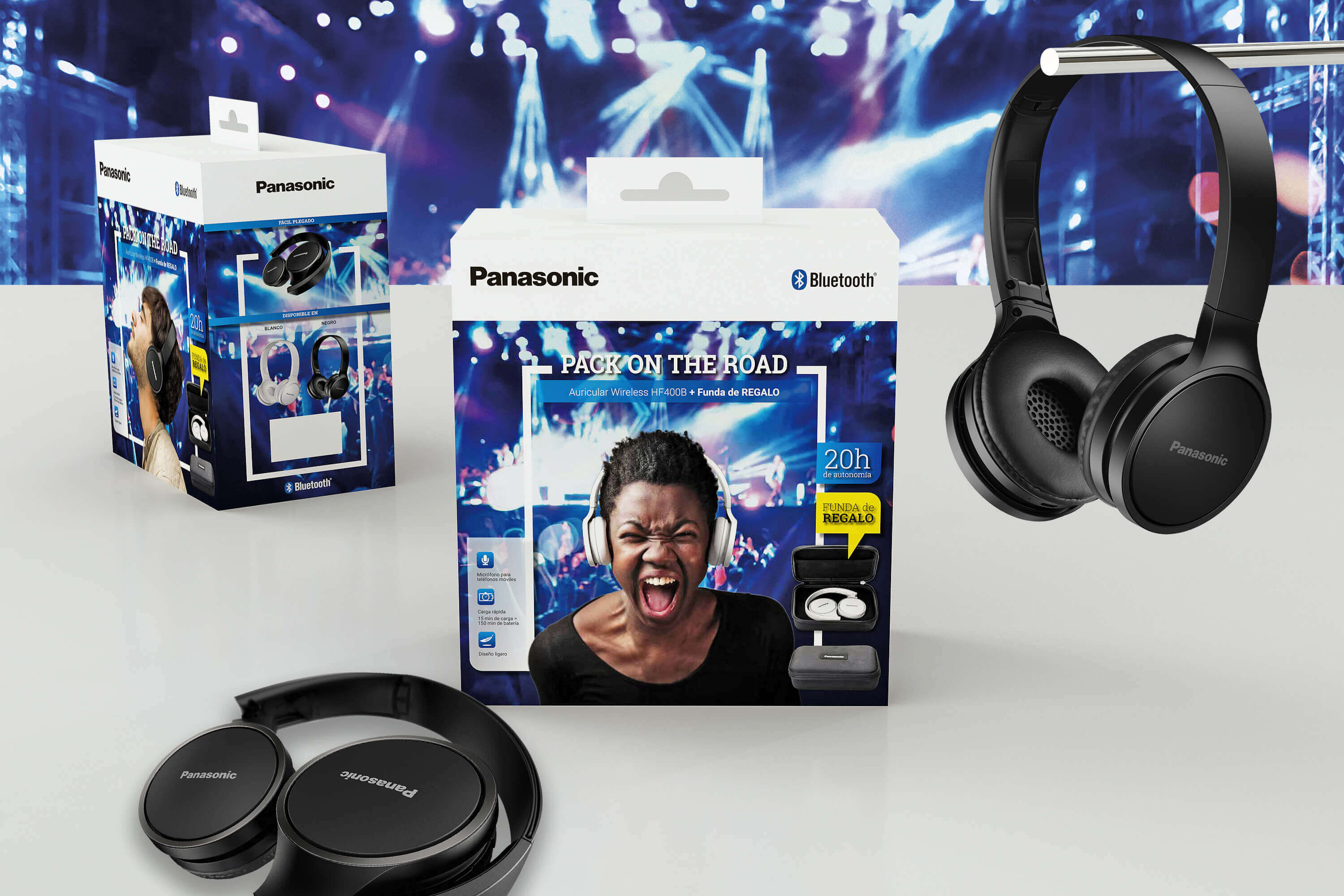 Pack de auriculares Panasonic | Mutuo Estudio